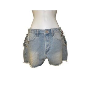 Women's Blue Denim Shorts